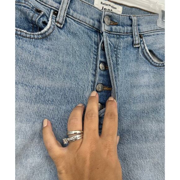 Reformation Serena High Skinny Jean Size 26 in Mortege - Picture 6 of 11